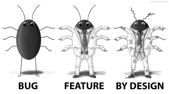bug or 功能特征