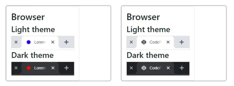 图0：SVG 网站图标(favicon)的实际应用